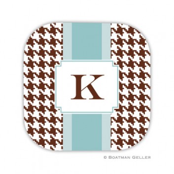 Coaster - Alex Houndstooth Brown-Slate Band