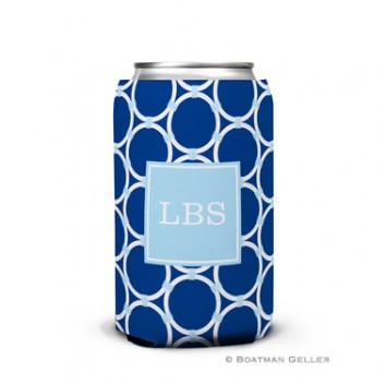 Koozie - Bamboo Rings Navy